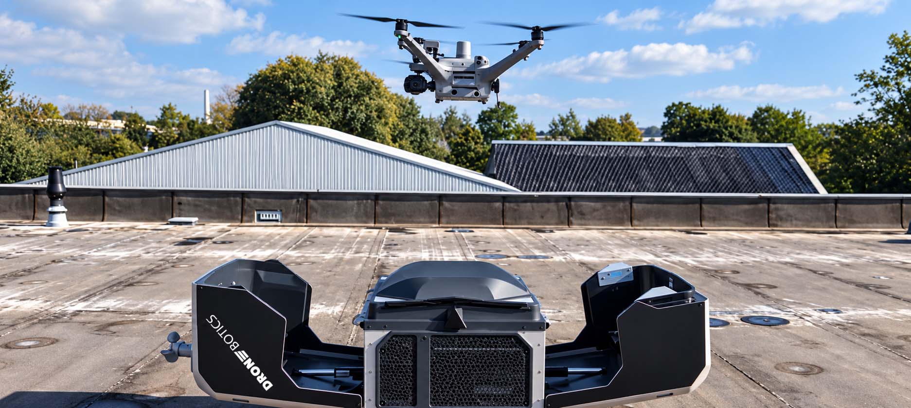 Pilot met automatische drone gestart op bedrijventerrein Halfweg-Molenwatering